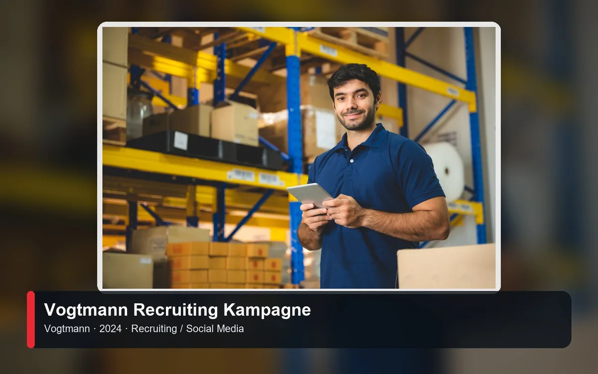 Vogtmann Recruiting Kampagne – Referenzvisual für Vogtmann (Recruiting / Social Media)